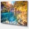 Designart - Turquoise Water and Sunny Beams - Landscape Photography Canvas Print